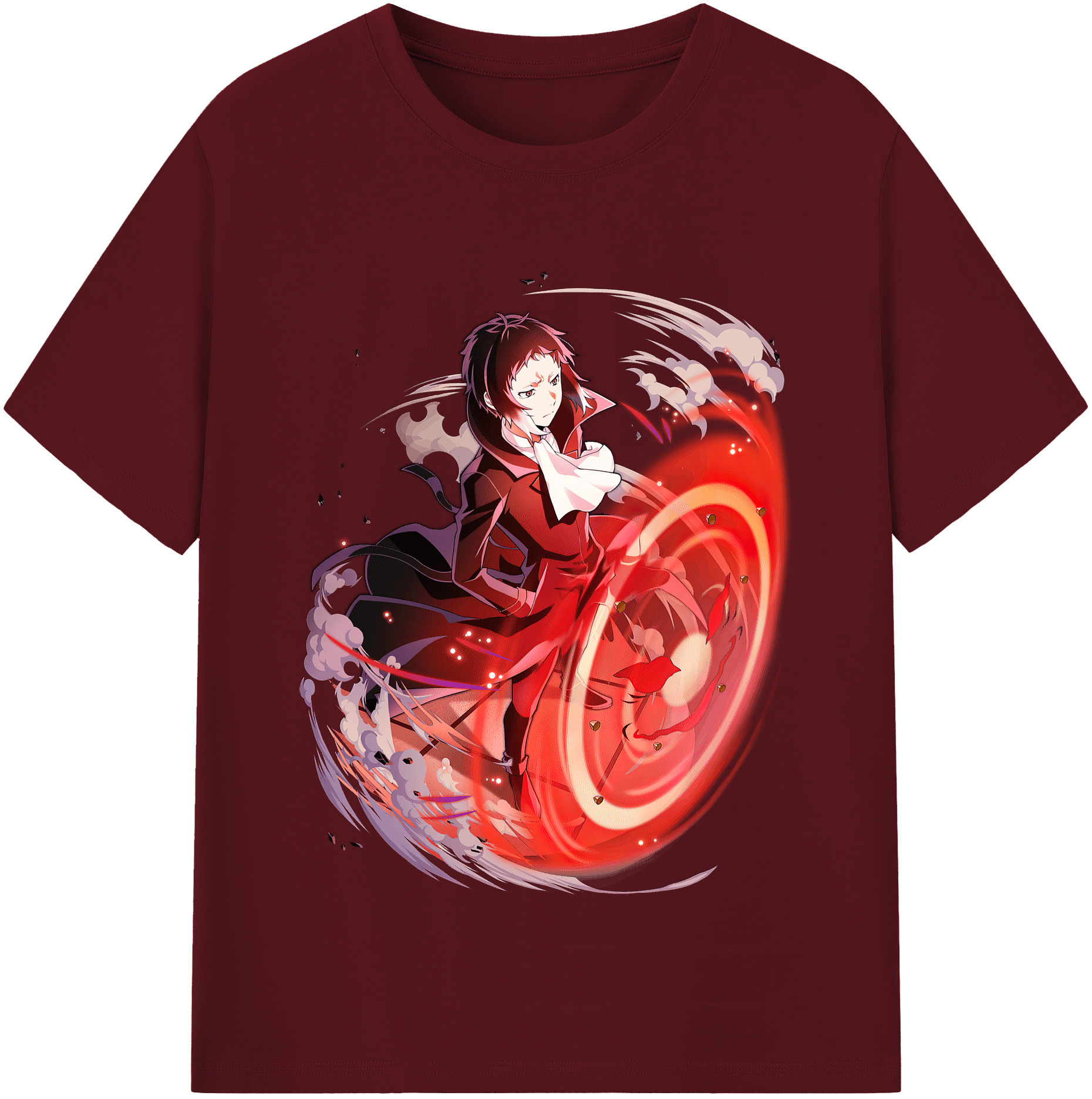 （画像用） 文豪ストレイドッグス Bungo Stray Dogs 綿100％半袖Tシャツ（フロントプリント）